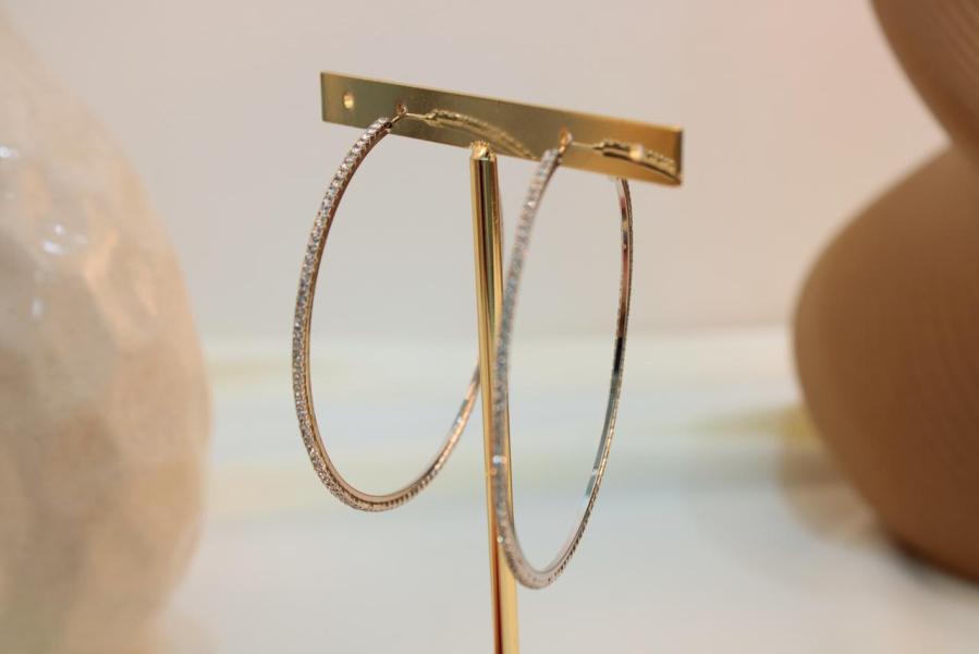 Arete argolla con zirconia