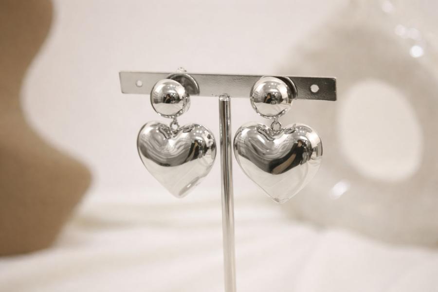 Arete Chunky De Corazón