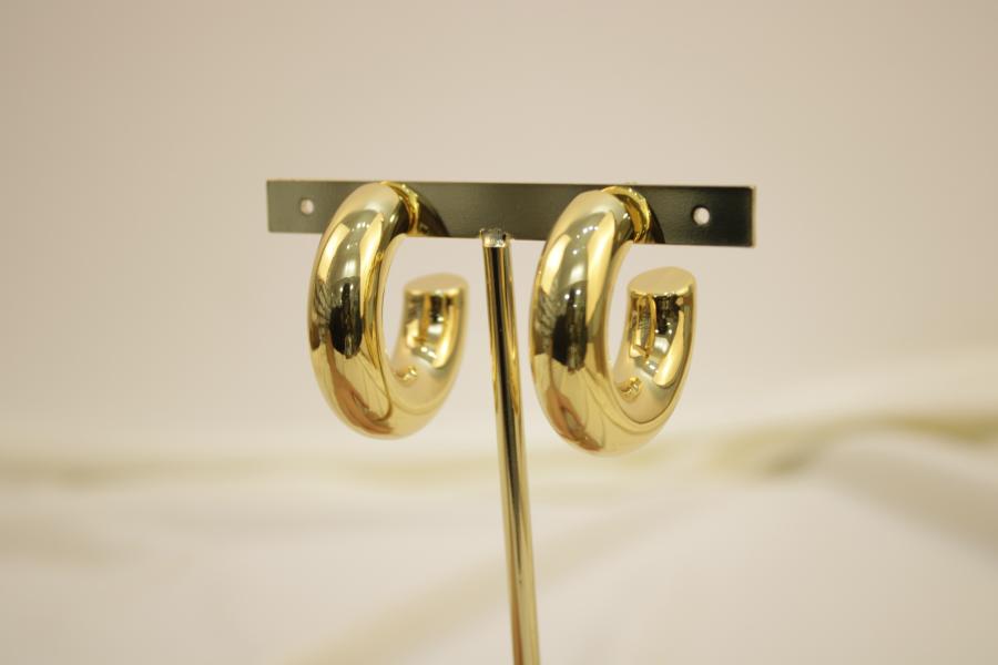 Arete Chunky De Media Luna
