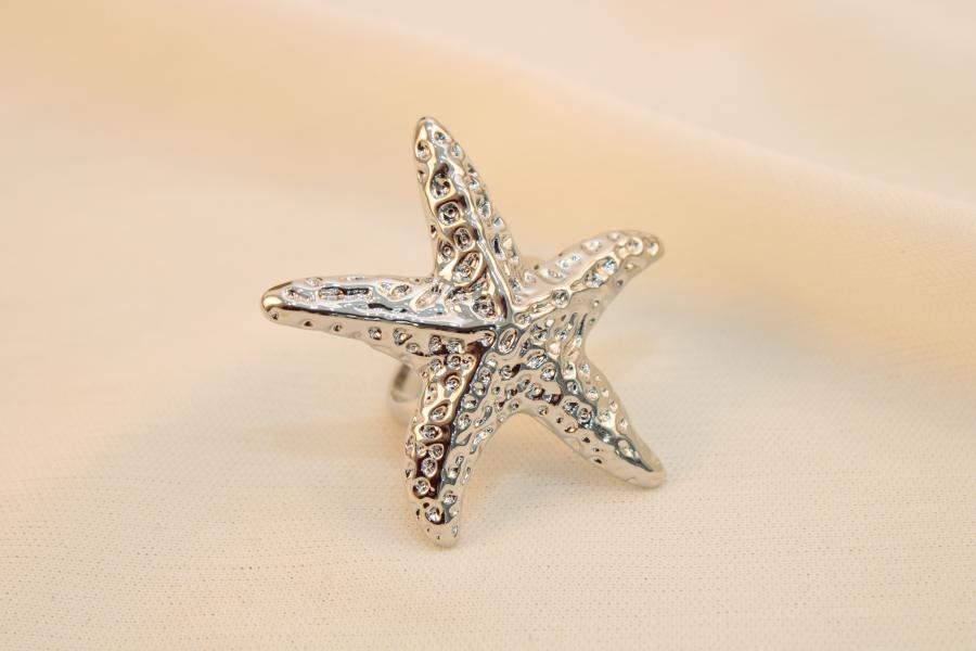Anillo Estrella de Mar Mediano