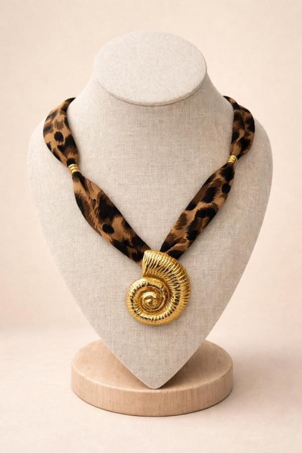 Cadena De Tela Animal Print