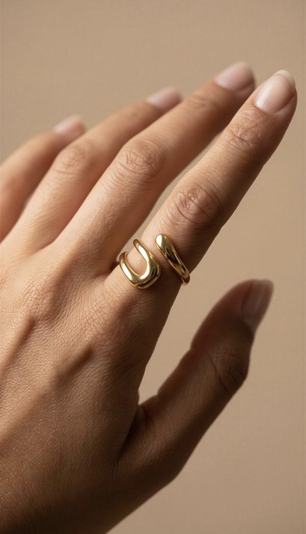 Anillo Acero Cruzado