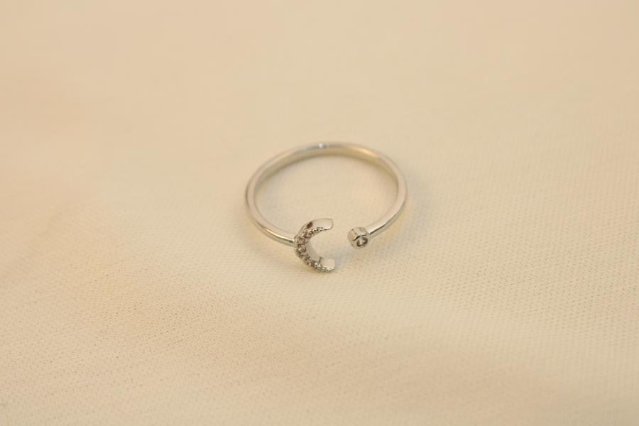Anillo De Luna Brillante