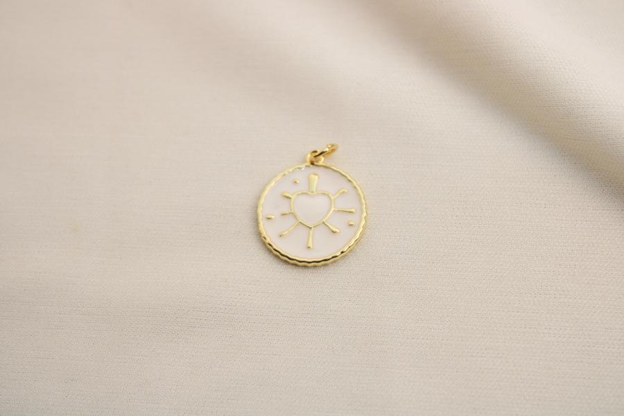 Charm / Dije Corazón En Círculo