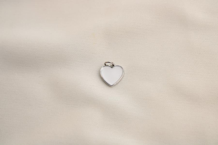 Charm / Dije De Corazon Blanco