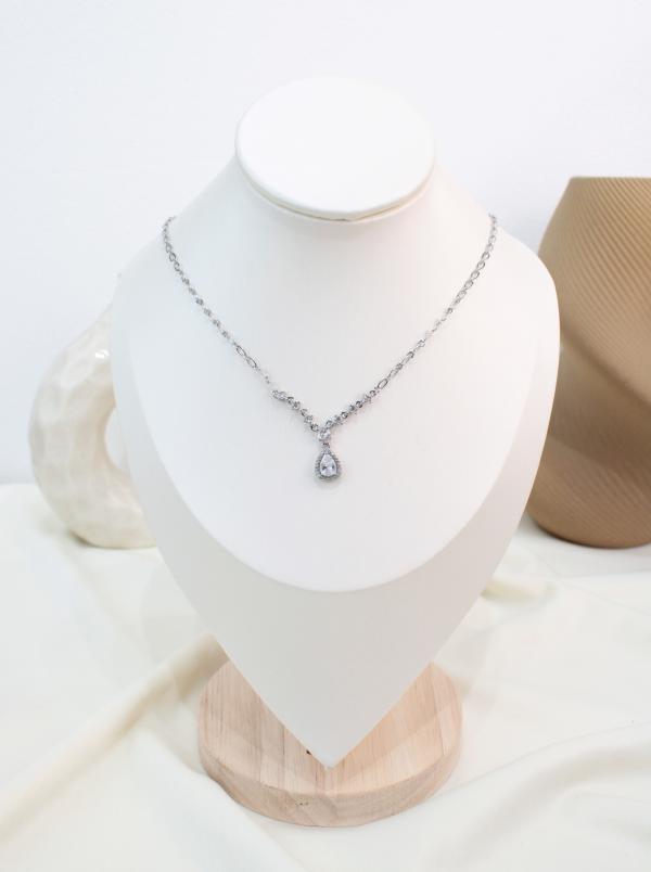 Cadena De Zirconia Colgante