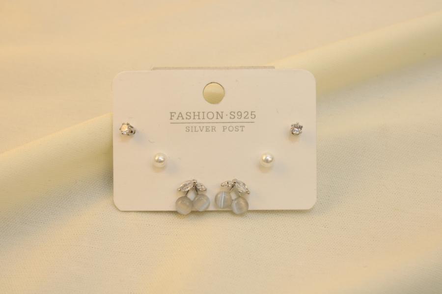 Set De Cereza Con Perla