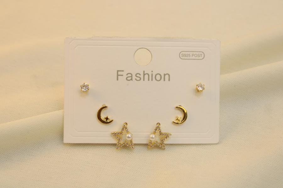 Set De Estrella, Luna Y Zirconia