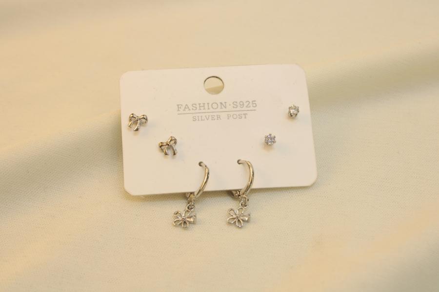 Set De Argolla, Lazo Y Zirconia
