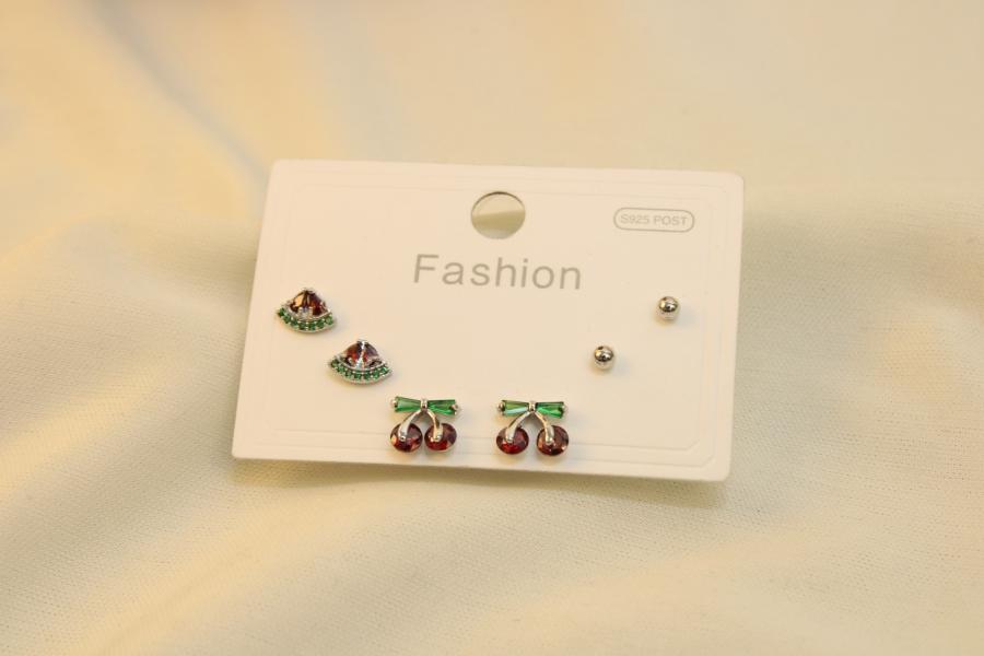 Set 3 Pares De Sandia/Cereza