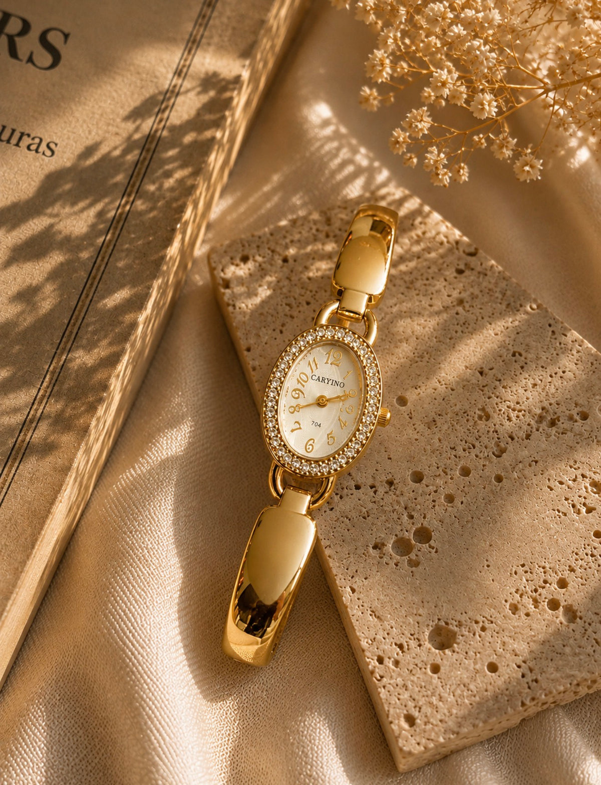 Reloj Vintage Ovalado Brillante