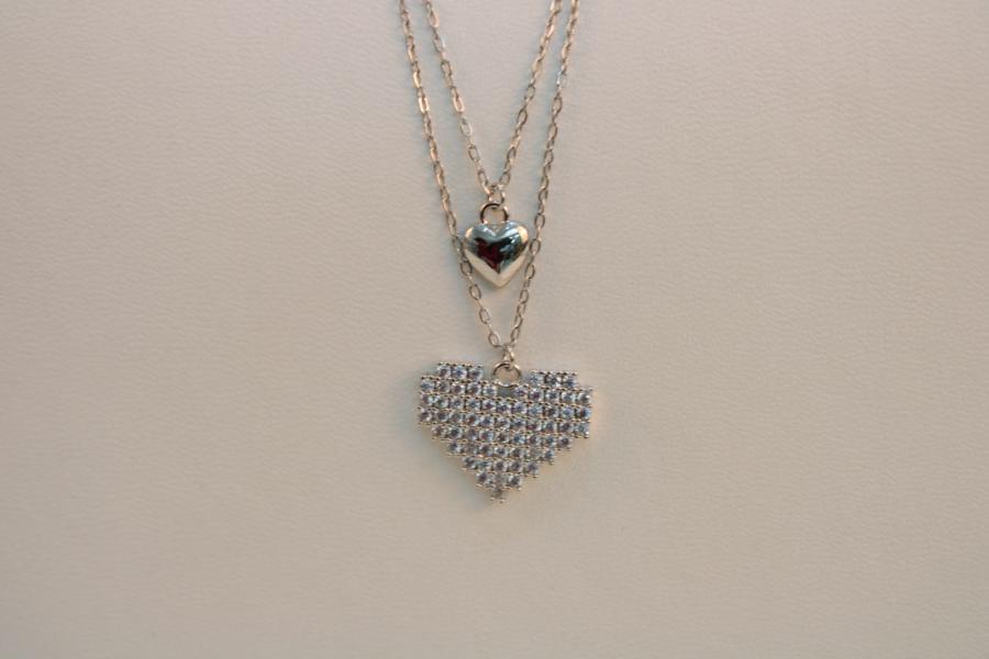 Cadena fina corazon