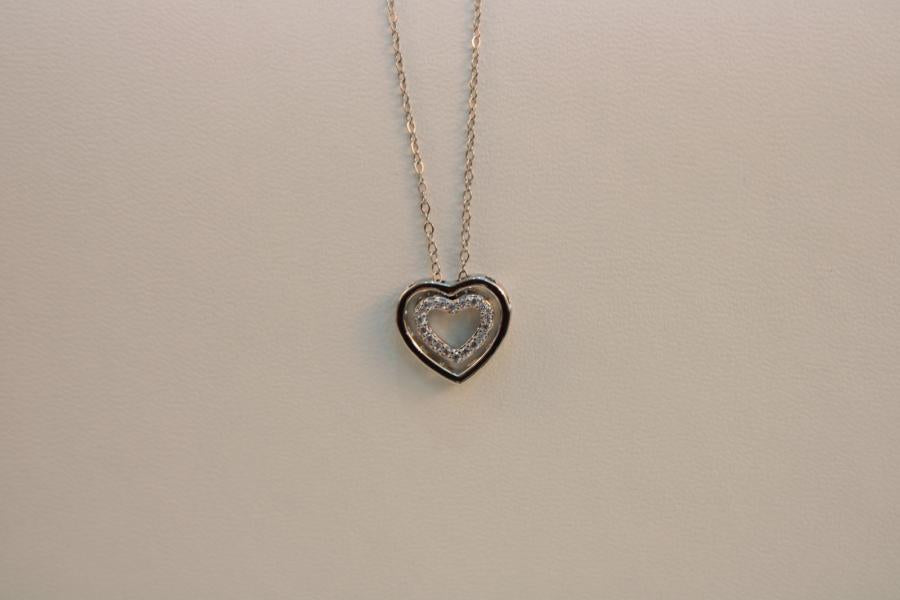 Cadena fina corazon