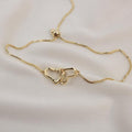Pulsera Ajustable Corazon Doble