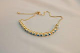 Pulsera ajustable ojo turco