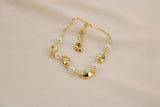Pulsera ajustable perlas