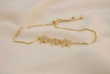 Pulsera ajustable 3 estrellas