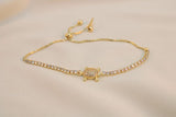 Pulsera ajustable tortuga