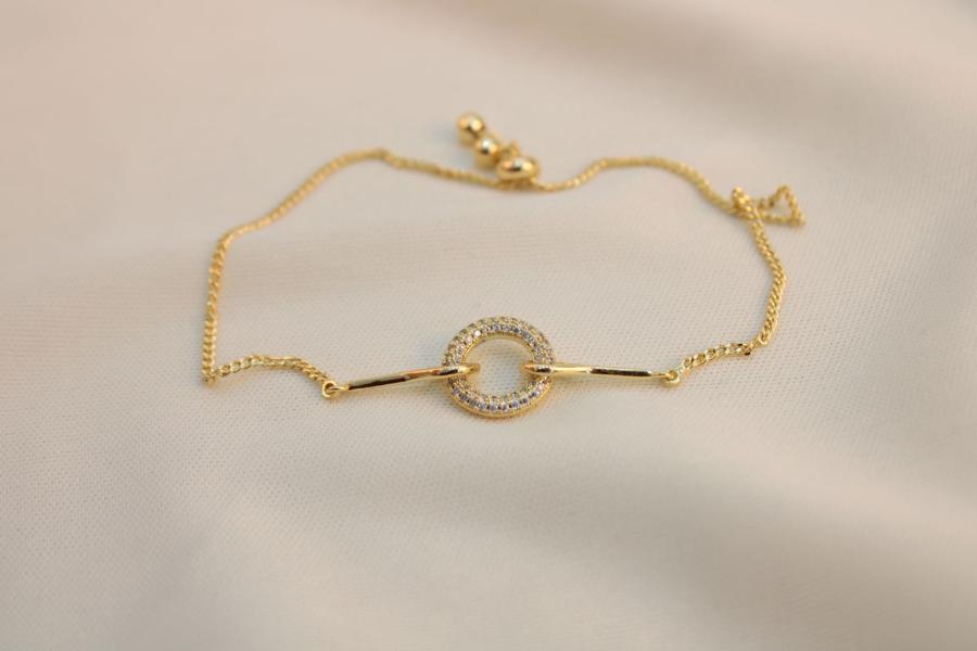 Pulsera ajustable circular