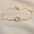 Pulsera ajustable circular