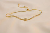 Pulsera ajustable con zirconia