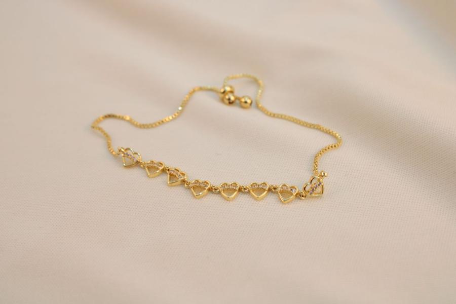 Pulsera ajustable corazon
