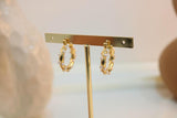Arete argolla perlas