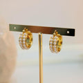 Arete argolla perlas