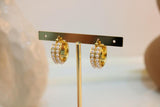 Arete argolla perlas