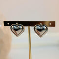 Arete argolla forma corazon