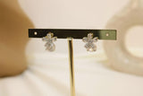 Arete De Flor Con Zirconia