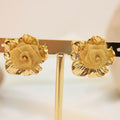 Arete rosa dorado