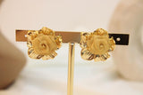Arete rosa dorado