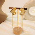 Arete largo media flor