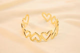 Brazalete corazon grande