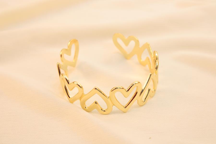 Brazalete corazon grande