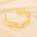 Brazalete trio con relieve