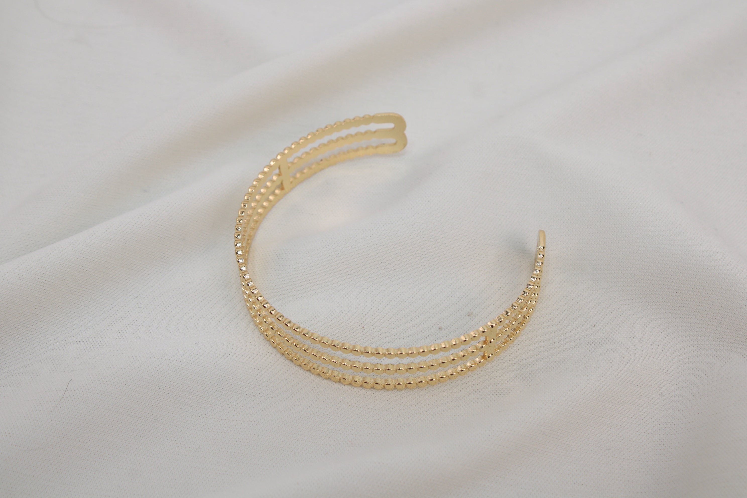 Brazalete Triple Con Relieve