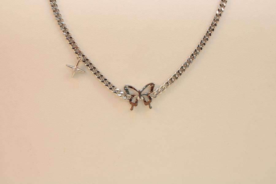 Cadena mariposa y destello