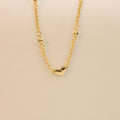Cadena con 3 corazones