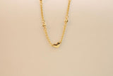Cadena con 3 corazones