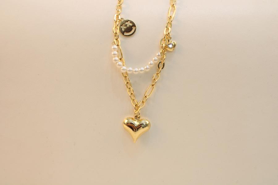 Cadena con perlas