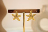 Arete estrella con zirconia