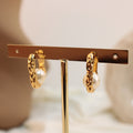 Arete Con Perla Blanca