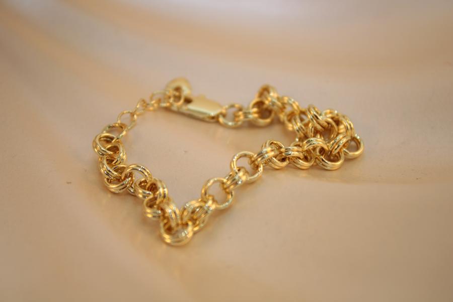 Pulsera eslabones circulares
