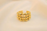 Anillo Chunky De Perlas