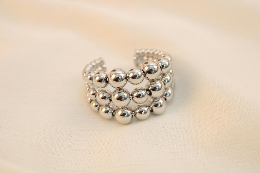 Anillo Chunky De Perlas