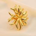 Anillo Chunky De Flor