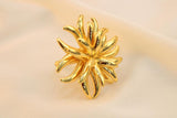 Anillo Chunky De Flor