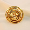 Anillo Chunky Espiral